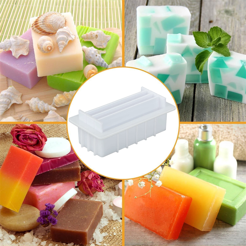 42オンスシリコンソープモールド、5つのアクリル仕切り付き、 - Soap Making Kit For Beginners のレビューと価格