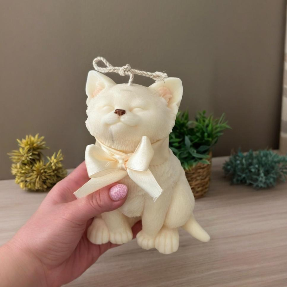 スマイル猫シリコーン型 DIY キャンドル素敵な子猫石膏人形 - Soap Making Gifts のレビューと価格